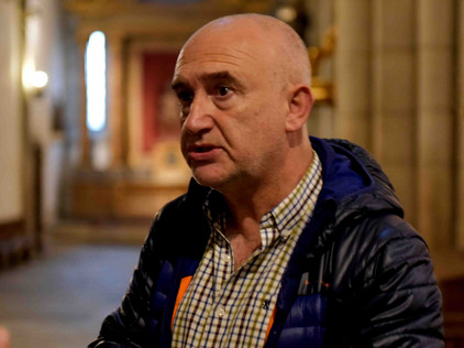 Ein Galicier als Gl&ouml;ckner in Mondo&ntilde;edo