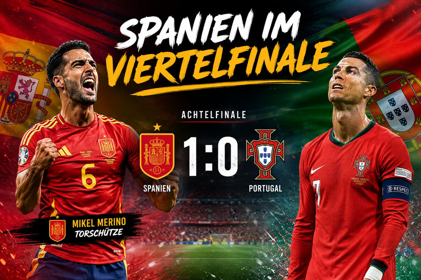 Spaniens Sieg gegen Portugal