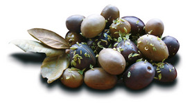 Schwarze Oliven aus Südspanien