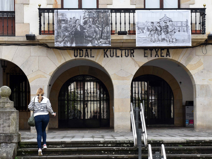 Ausstellung in Gernika im Baskenland