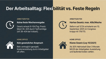 Arbeitnehmer in Spanien und Deutschland Homeoffice in Spanien und Deutschland