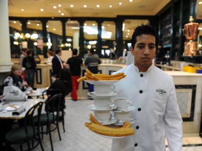 Churrería San Ginés in Madrid
