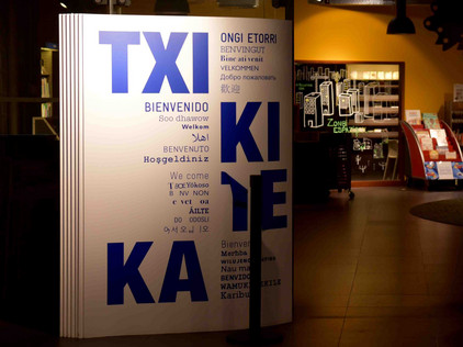 Baskische Aufschrift Baskisch mit viel X