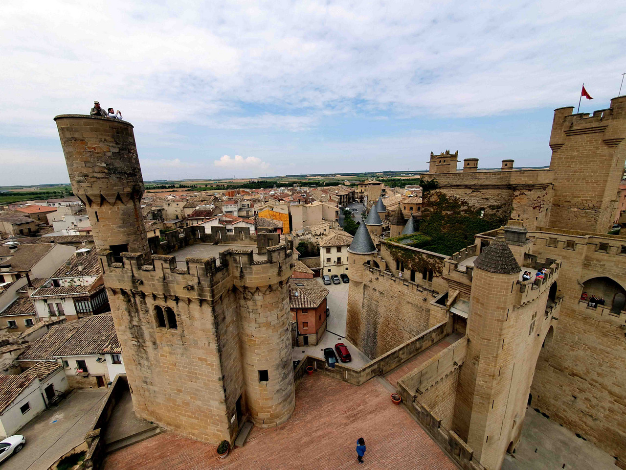 Burg von Olite Burg von Olite in Nordspanien