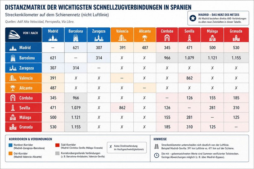 Spaniens Schnellz&uuml;ge