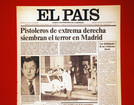 Historische Ausgabe von El País