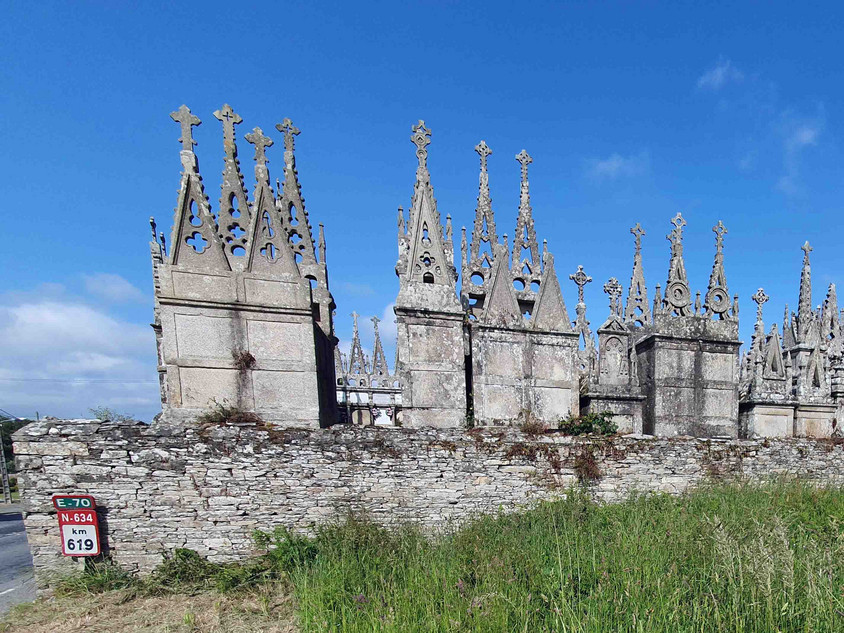 Friedhof in Nordwestspanien Cementerio de Goiriz