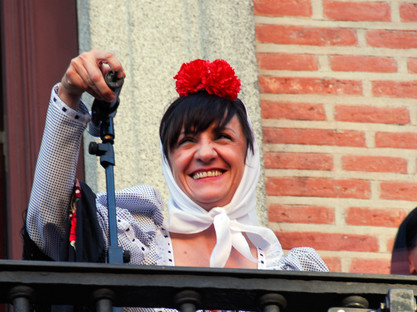 Schauspielerin Portillo in Madrid