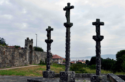 Cruceiros Wegkreuze in Galicien