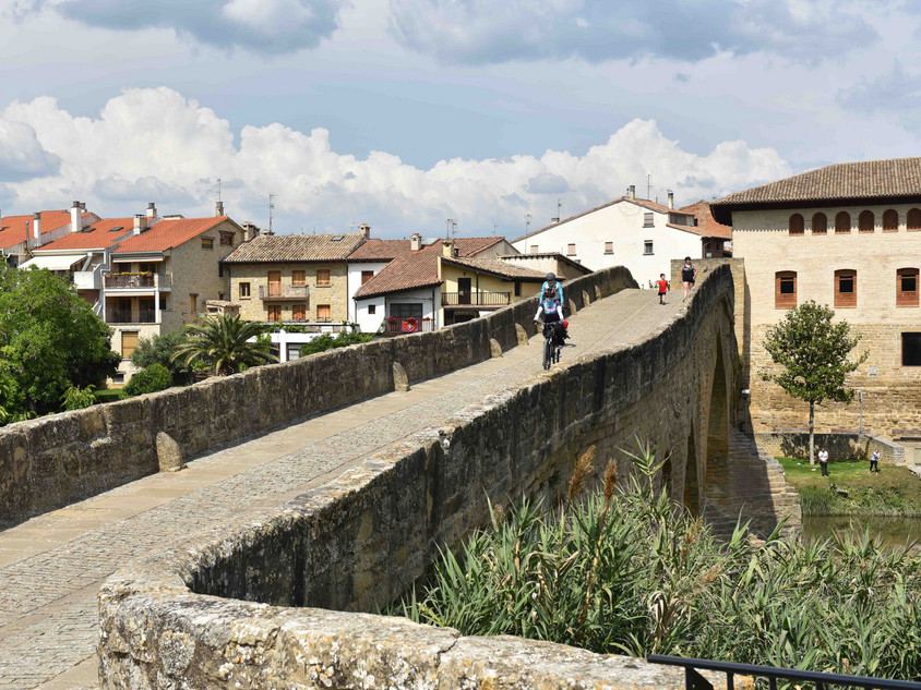 Navarras Stadt Puente la Reina