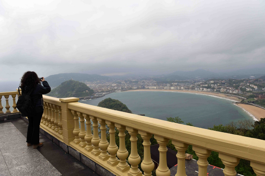 San Sebasti&aacute;ns Strand La Concha, die Muschel