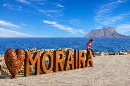 Moraira mit M&auml;dchen