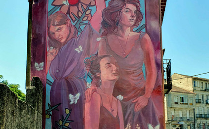 Wandbild in Ribadavia Wandbild in Ribadavia