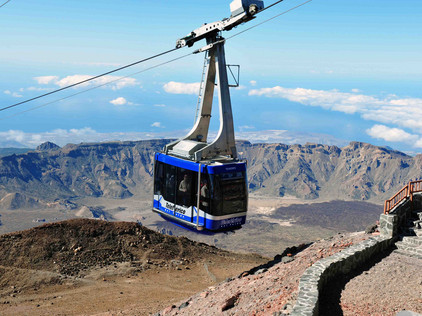 Seilbahn auf Teneriffa, Foto Tobias B&uuml;scher