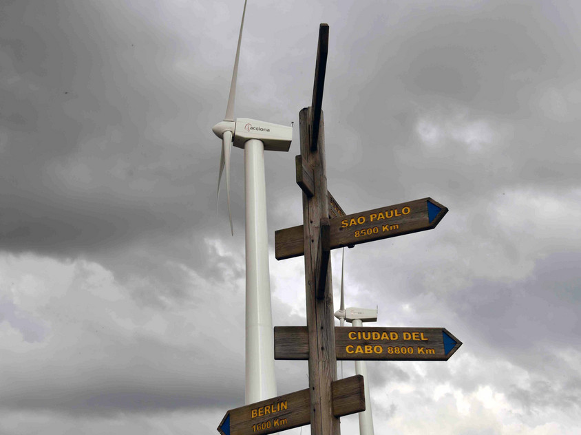 Windräder in Nordspanien, Foto Tobias Büscher Windräder in Navarra