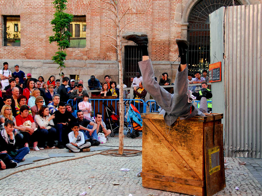 Stra&szlig;enkunst in Spaniens Hauptstadt