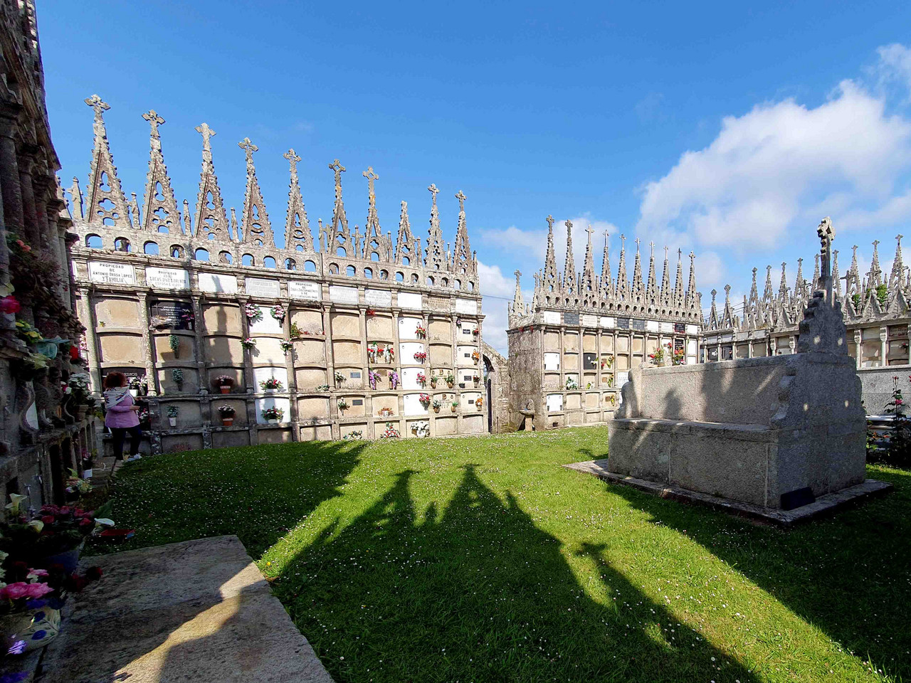 Friedhof von Goiriz in Galicien Galcischer Friedhof
