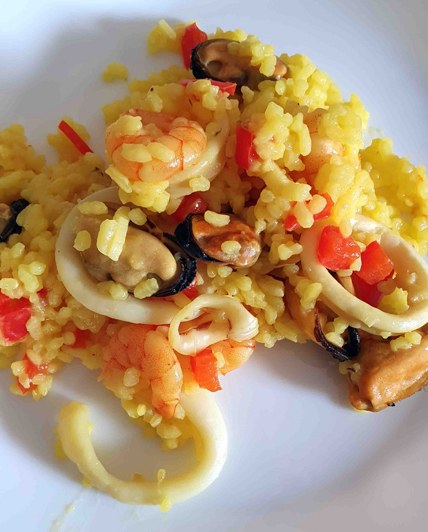 Reispfanne Paella aus Spanien