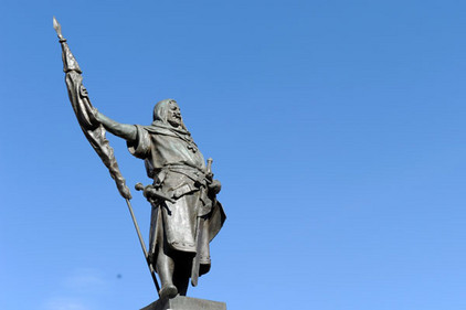 Heldenstatue in Valladolid
