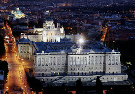 Madrider K&ouml;nigshof von oben