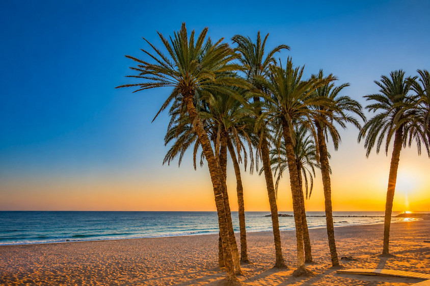 Strand Villajoyosa, Foto Alexander Gresbek Strand an der Costa Blanca