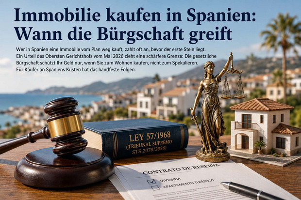 B&uuml;rgschaft bei Immobilienkauf in Spanien
