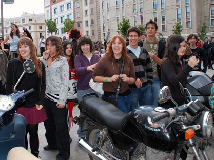Jugendliche in Madrid, Foto Tobias Büscher Spaniens Jugend