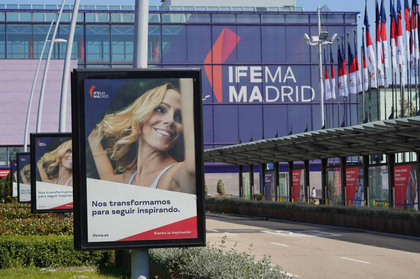 Eingang der IFEMA in Madrid