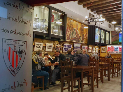 Fans des Athletic Club Bilbao Fußballkneipe für Athletic Fans