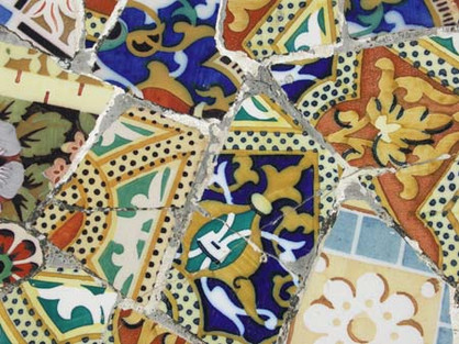 Mosaik in Barcelona