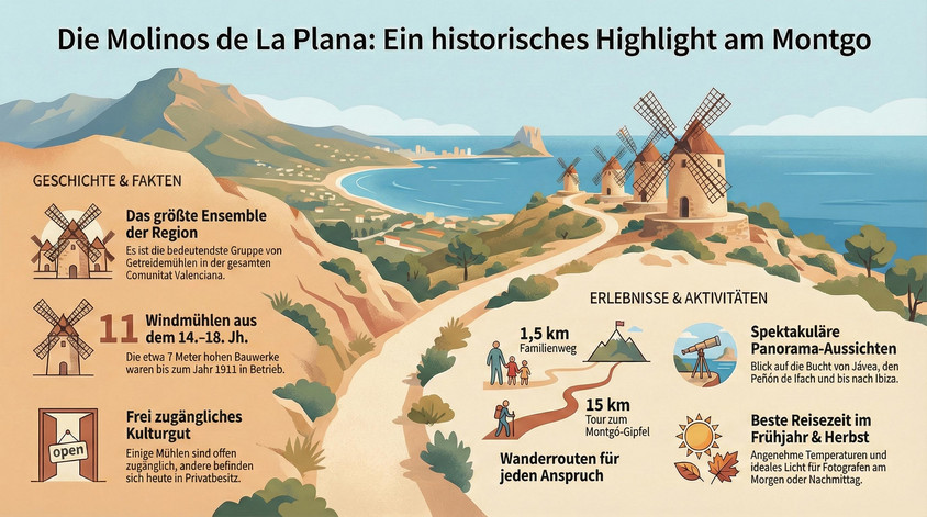 Windm&uuml;hlen als Schaubild