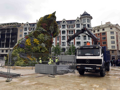 Puppy, das Maskottchen des Guggenheim