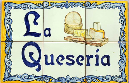 Straßenschild La Quesería