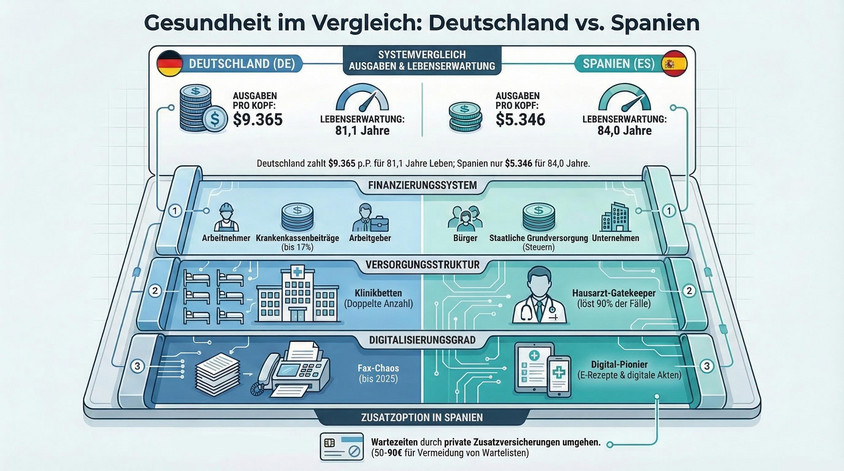 Graphik zu Gesundheitssystemen