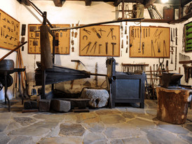 Schmiedewerkstatt damals, Foto Tobias B&uuml;scher