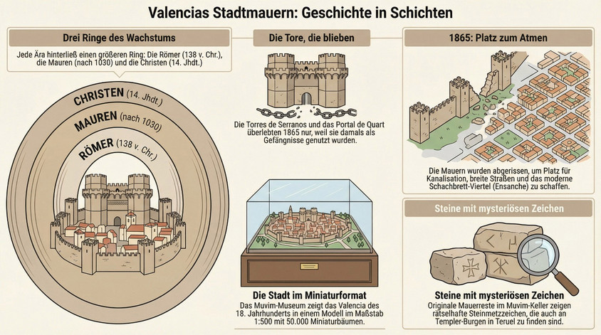 Entwicklung Valencias als Grafik