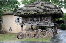 Maisspeicher in Asturien