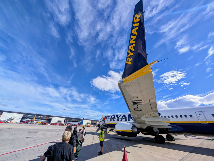 Flughafen in Spanien, Foto Alexander Gresbek Ryanair in Spanien