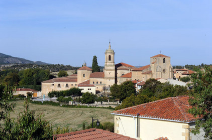 Blick auf das Kloster Santo Domingo de Silos