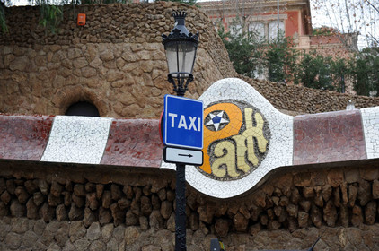 Taxistand, Foto Tobias Büscher Taxi in Barcelona