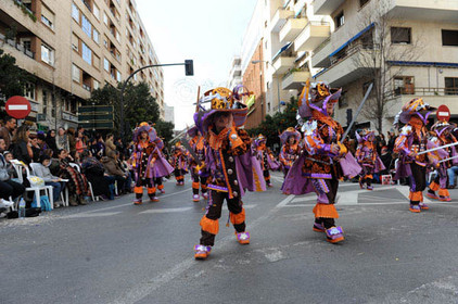 Karneval in Badajoz in Spanien