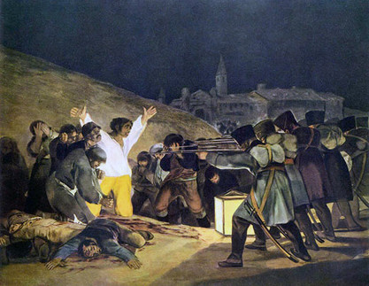 Kriegsbild von Goya aus dem Jahr 1808