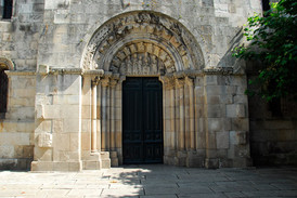 Portal der Kirche Santa Maria in La Coruna