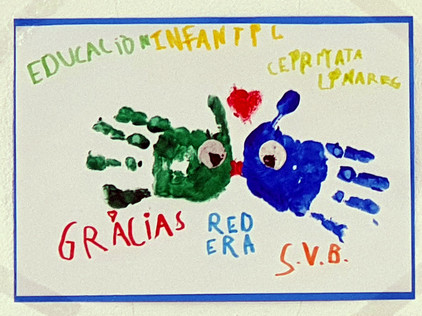Fischbild von Fischerkindern