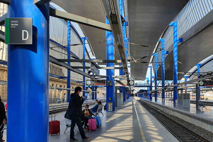 Bahnhof in Spanien