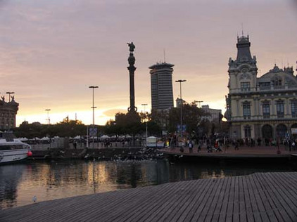 Barcelona im Abendlicht