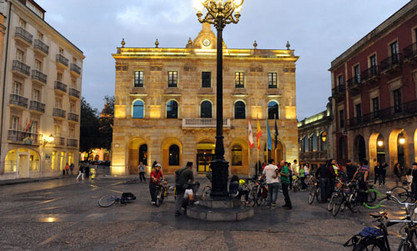 Rathaus von Gijón in Asturien