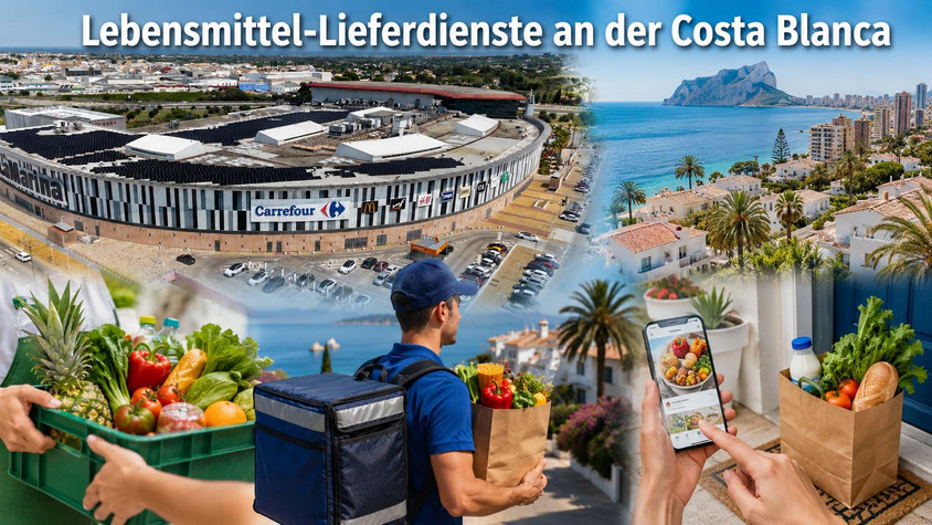 Lieferanten an der Costa. Graphik: Alexander Gresbek Lebensmittel online an der Costa Blanca