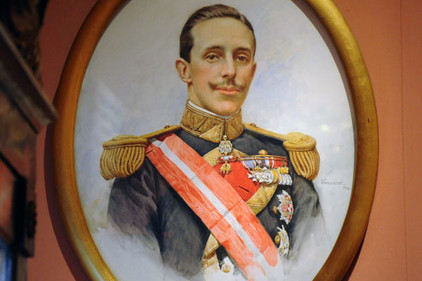 Porträt von Alfons XIII von Spanien