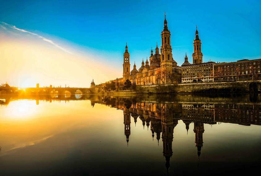 Zaragoza in Nordspanien
